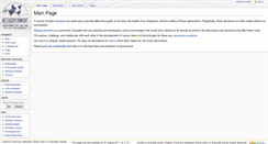 Desktop Screenshot of metagovernment.org