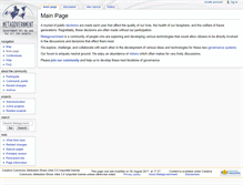 Tablet Screenshot of metagovernment.org
